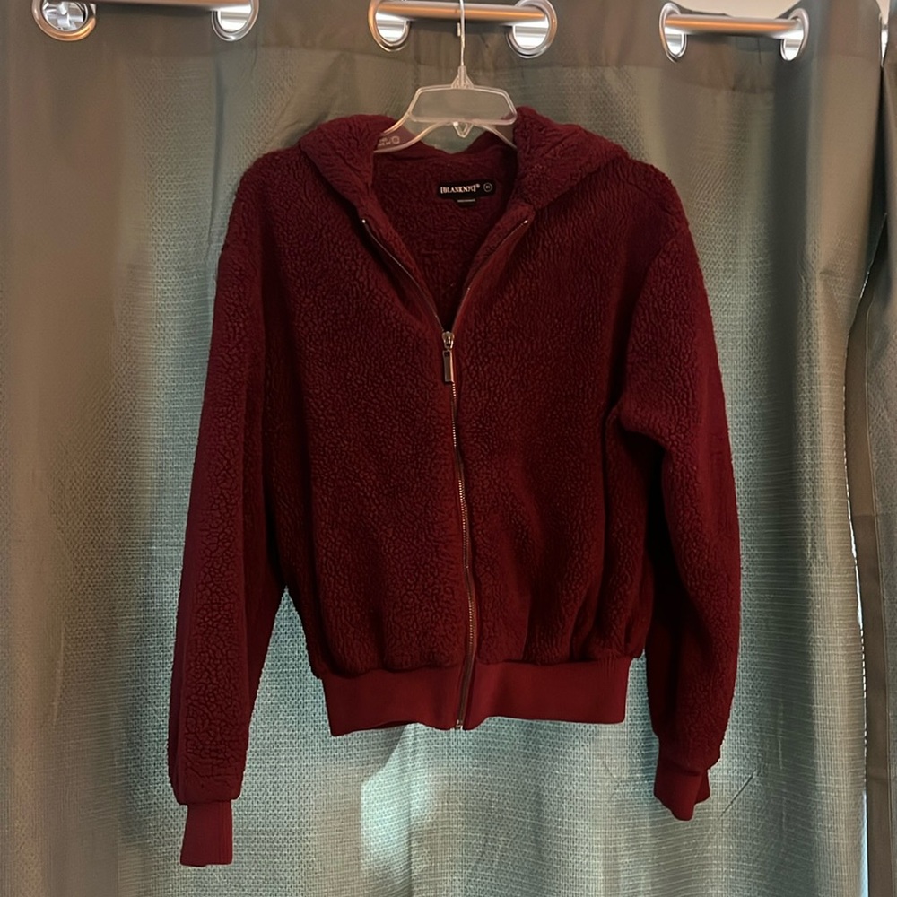 Hooded fleece BlankNYC zip up